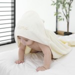 Organic Baby Hooded Towel - Creme